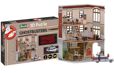 Puzzle 3D Revell Ghostbusters Firehouse Hook & Ladder 158 elementów (4009803002231)