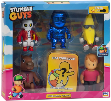 Zestaw mini figurek Kids World Stumble Guys Deluxe  VER.B 6 szt (7290117589373)