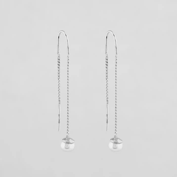 Серебряные серьги Minimal 1167