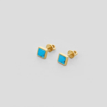 Серебряные серьги с позолотой Minimal 1947/1-п