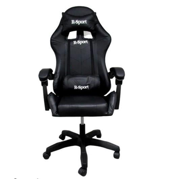 Игровое компьютерное кресло R-Sport + массажер Black