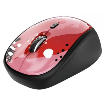 Безшумна бездротова миша TRUST Yvi Wireless Mouse -red brush (TR24440)