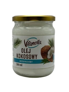 Кокосова олія Харчова Olej kokosowy Vitanella 500 мл Coconut oil