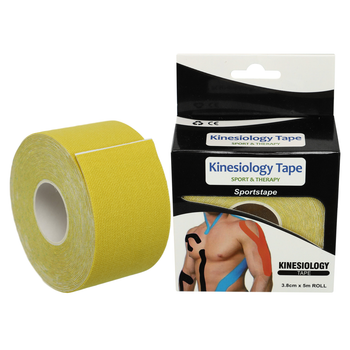 Кінезіо тейп для обличчя та тіла Kinesio tape SP-Sport BC-1091-3_8 3,8см х 5м (BC-1091-3_8)