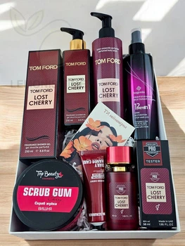 Подарочный набор косметики No Brand в стиле Tom Ford Lost Cherry 6 в 1 ver.08