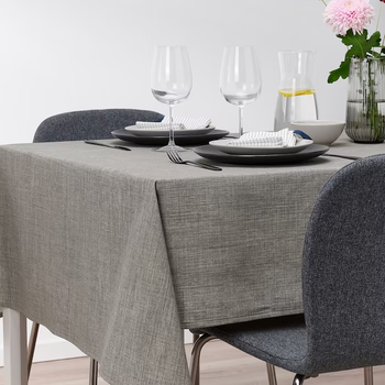 Скатертина SVARTSENAP 145х240 см IKEA 005.459.30 сірий