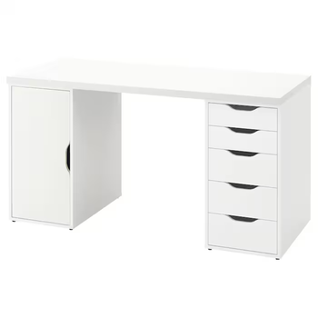 Компьютерный стол с тумбами LAGKAPTEN / ALEX 140x60 cm IKEA 095.216.04