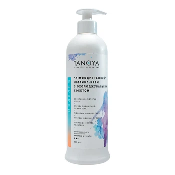 Лимфодренажный лифтинг-крем Tanoya с охлаждающим эффектом 500 мл