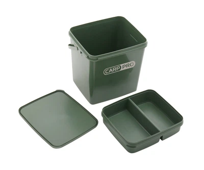 Відро рибальське Carp Pro Plastic Bucket прямокутне 10 л