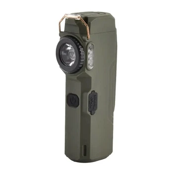 Фонарик UKC D51-COB green портативный USB светодиодный / зажигалка