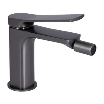 Смеситель для биде Qtap Slavonice QTSLA255GMB45923 Gunmetal Black PVD графит
