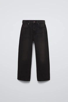 Дитячі джинси для хлопчика Zara WIDE LEG 6688/721 128 см Чорний
