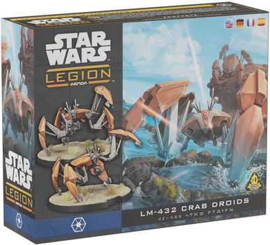 Zestaw figurek Atomic Mass Games Star Wars: Legion 2.0 LM-432 Crab Droids (841333129002)