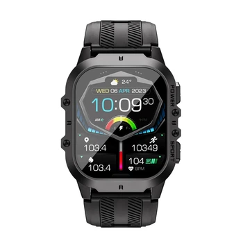 Смарт-часы C26 AMOLED Outdoor, black+blue