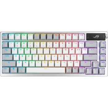 Клавіатура бездротова Asus ROG Azoth RGB WL BT White (90MP031A-BKUA11) Білий