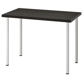 Письменный стол LINNMON/ADILS IKEA 294.163.67 черно-коричневый / белый