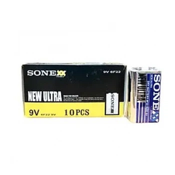 Батарейки 9В Super Heavy Duty, крона 6F22, 10 шт для низкого энергопотребления