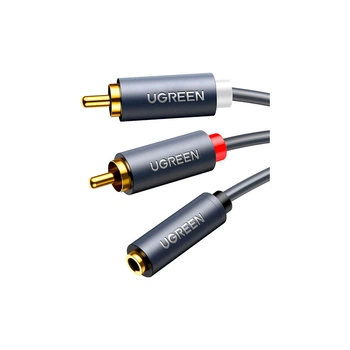 Кабель мультимедийный AUX 3.5mm TRS to RCAx2 M/M 1.0m AV102 U (m448716)