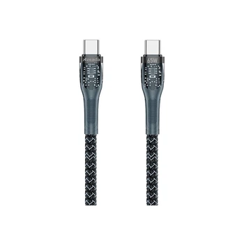 Дата кабель USB-C to USB-C 1.3m Lotto PD-B89CC Proda -BK) (m448412)