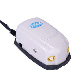 Компрессор для аквариума двухканальный воздушный MJ NS 750 3.5L/min