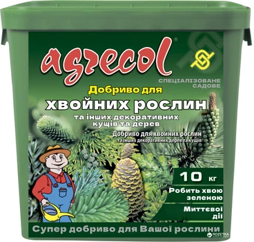 Добриво Agrecol для хвойних рослин 10 кг (2018040437)