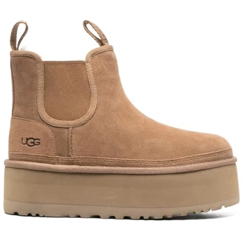 Женские угги Platform Chelsea Boot Chestnut 36 Коричневые (1134526)
