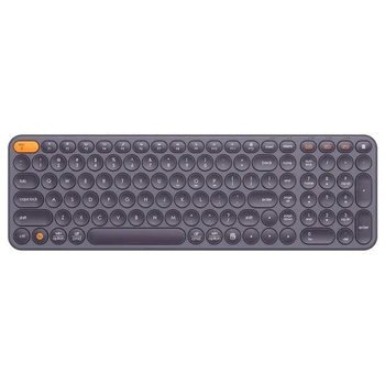 Бездротова Ігрова Безшумна Клавіатура Baseus K01B Wireless Tri-Mode Keyboard 2.4G/BT1+BT2 2xAAA Battery 104 клавіші Чорний