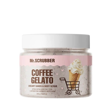 Крем-скраб для рук и тела с ароматом кофейного мороженого Coffee Gelato Mr.SCRUBBER, 250 мл