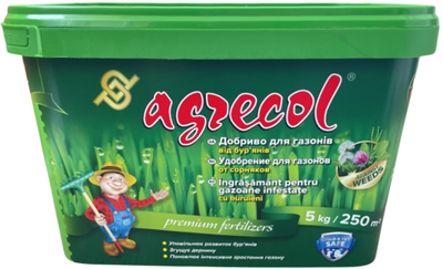 Удобрение Agrecol для газона от сорняков 5 кг (2018040432)