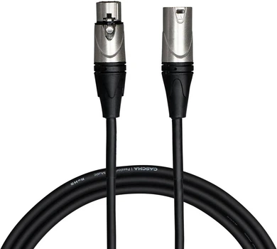 Кабель мікрофонний Cascha CCA-M1BK3 (Advanced Line Microphone Cable, Black, 3 м)