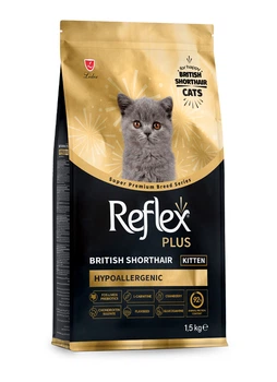 Сухой корм Reflex Plus British Shorthair Kitten для британских короткошерстных котят от 2 до 12 месяцев 1,5 кг