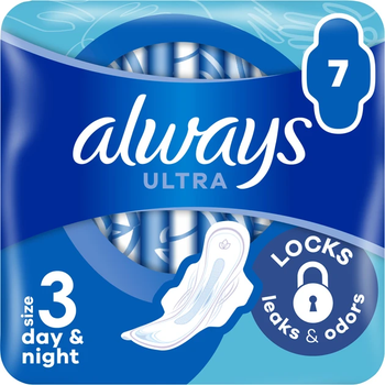 Гігієнічні прокладки Always Ultra Day&Night 7шт (4015400012306)