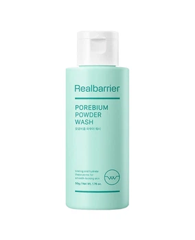 Энзимная пудра з AHA BHA PHA LHA кислотами Real Barrier Porebium Powder Wash
