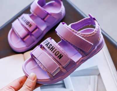 Босоножки детские Fashion на трех липучках Фиолетовый 29 15896