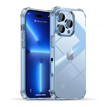 Противоударный чехол для iPhone 16 Pro IPAKY Crystal Series с бортиками Прозрачный