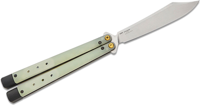 Ніж Benchmade "Necron", balisong, jade G10 (99)
