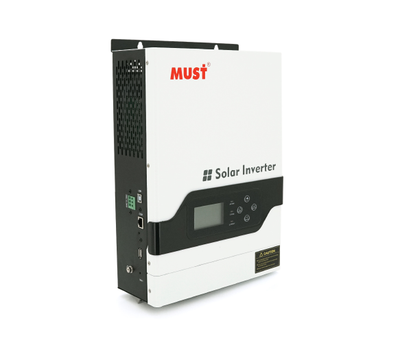 Инвертор гибридный MUST PV18-3224VPM II, 3200W, 24V, ток заряда 60A, 160-275V, MPPT (60А, 30-160 Vdc)