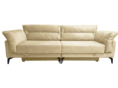 Диван раскладной RidneTut Joy 252х105 см еврокнижка Alaska 01 Semolina светло-бежевый (434105-01)