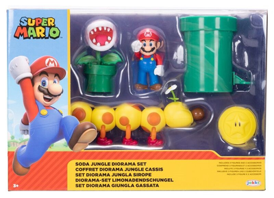 Игровой набор с фигурками Jakks Pacific Super Mario Soda Jungle Diorama (0192995421608)