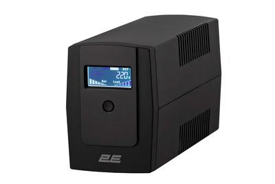 Джерело безперебійного живлення 2E DD650 (650VA/360W, LCD, USB, 2xSchuko)