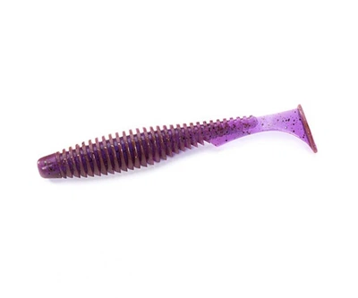 Силиконовая приманка Fishup U-Shad 3" (9pcs.), #016 - Lox/Green & Black,10023104