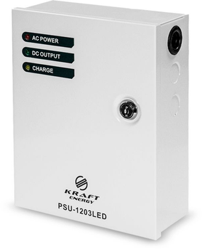 Джерело безперебійного живлення Kraft PSU-1203LED
