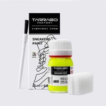 Краска для кроссовок Tarrago Sneakers Paint 25 мл флюор желтый
