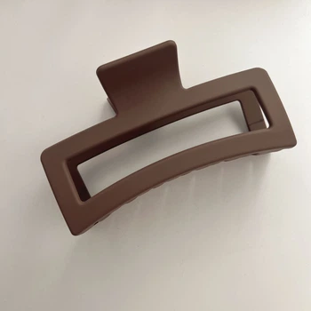 Крабик заколка для волосся ANbeauty 12.5 см Matte Brown (AN0103237)