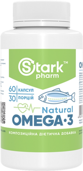 Омега Stark Pharm Natural Omega 3 60 капсул (24194) (4829888051876)