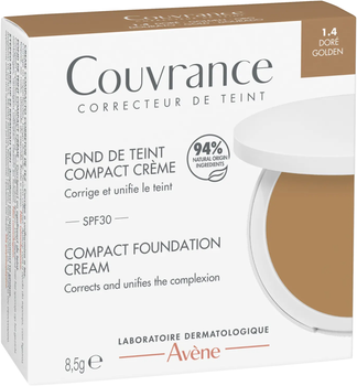 Пудра для обличчя Avene Couvrance Oil Free Compact Cream SPF30 1.4 Golden 8.5 г (3282770146066)