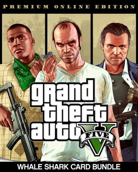Игра Grand Theft Auto V: Premium Online Edition + Whale Shark Card Bundle для ПК (Ключ активации Rockstar)