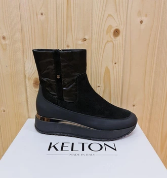 Женские сапоги Kelton, замш + кожа, р. 37 1017