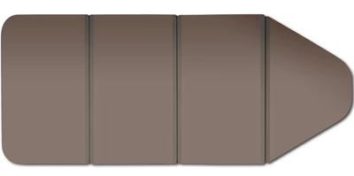 Пайол слань книжка Колибри КМ-260 коричневий, 1820х860х9 мм, 4 секции, 8.3 кг, сумка.,22.010.22