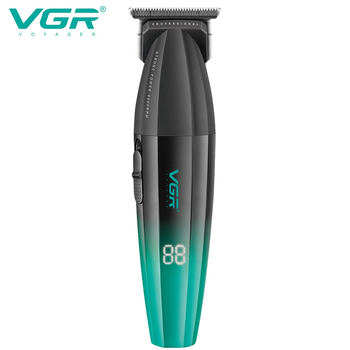 Тример VGR V-906 3 насадки/9000RPM/2000mAh/LED display/Green (00000009038)